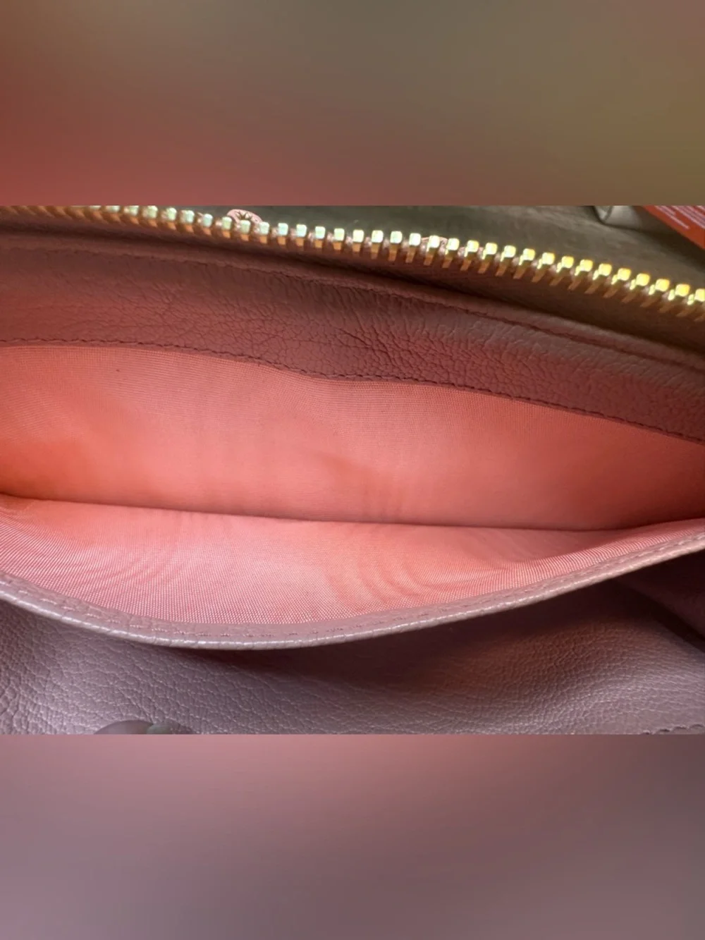 Miu Miu Studded Bow Crystal Embellished L-Zip Wallet